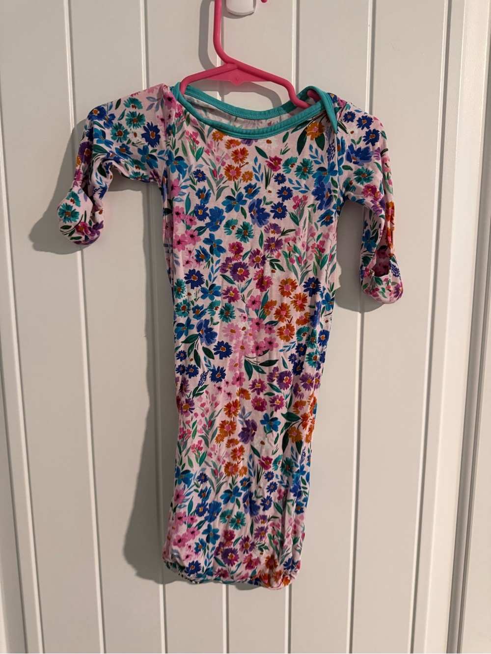 🌸 Little Sleepies Floral Bamboo Newborn Nightgown